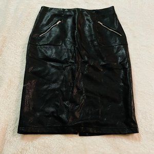 Zara Faux Leather Skirt